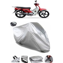 CoverPlus Kanuni Fox  Arka Çanta Uyumlu Su Geçirmez Motosiklet Brandası