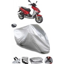 CoverPlus Keeway Arn 125  Arka Çanta Uyumlu Su Geçirmez Motosiklet Brandası
