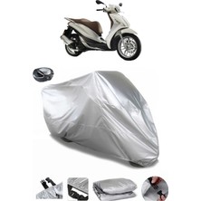 CoverPlus Peugeot Belville 200I Abs  Arka Çanta Uyumlu Su Geçirmez Motosiklet Brandası