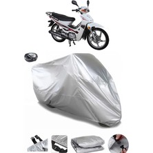 CoverPlus Rmg Moto Gusto Spark 50  Arka Çanta Uyumlu Su Geçirmez Motosiklet Brandası