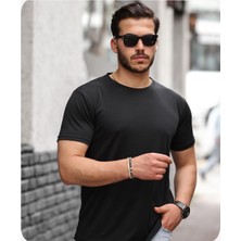 Spor Life Mens Style Mikro Sıfır Yaka T-Shirt