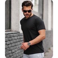 Spor Life Mens Style Mikro Sıfır Yaka T-Shirt