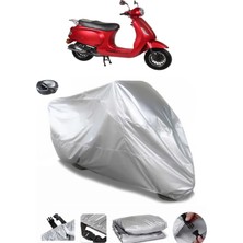 CoverPlus Rmg Moto Gusto Swing 50  Arka Çanta Uyumlu Su Geçirmez Motosiklet Brandası