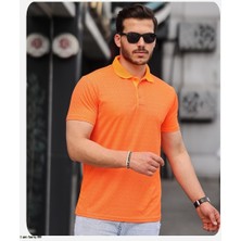 Spor Life Mens Style Polo Yaka Desenli Tişört