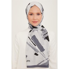Armine Trend Gri Renk Modal Şal 5341 - 01