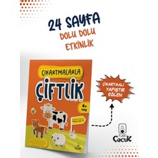 Çıkartmalarla Deniz - Çıkartmalarla Çiftlik - Çıkartmalarla Orman - Çıkartmalarla Taşıtlar 4'lü Set