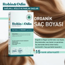 Robin & Odin Organik Amonyaksız Kalıcı Saç Boyası 4.6 Dark Red Auburn/Koyu Kırmızı Kumral