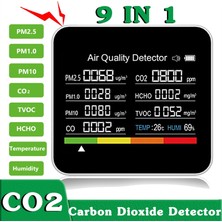 Galaxxy In1 Hava Kalitesi Monitör Ölçer Karbon Dioksit Pm2.5 Pm1.0 Algılama (Yurt Dışından)