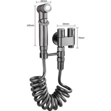 Hermoso Bide ve Duş Için 1 Giriş 2 Çıkış Çift Kontrol Vanası Mini Musluk Seti-B (Yurt Dışından)