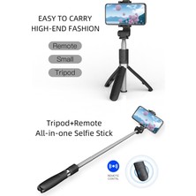 Hermoso Ios Android Beyaz Için Entegre Bluetooth Selfie Çubuğu Mini Tripod (Yurt Dışından)