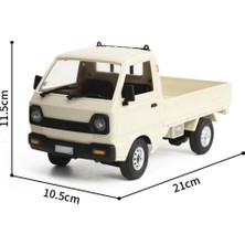 Hermoso D12 Mini 1/16 2WD Rc Araba Kamyon Fit Wpl D12 Çocuklar Için Hediyeler Oyuncaklar, 1b (Yurt Dışından)