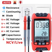 Galaxxy Dijital Multimetre, 9999 Sayımlı Trms Otomatik Aralıklı Voltmetre (Yurt Dışından)