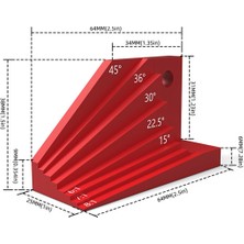 Galaxxy Açı Cetveli 30 Derece 45 Derece Opsiyonel Açı Yardımcı Mastar (Yurt Dışından)