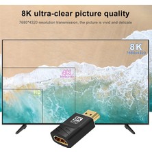 Hermoso 2pack 8k HDMI Uyumlu Bağlayıcı Erkek - Dişi (Yurt Dışından)