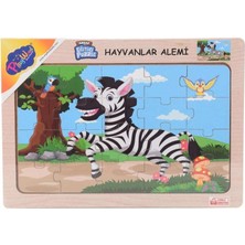 Playwood Ahşap Eğitici Puzzle / Hayvanlar Alemi