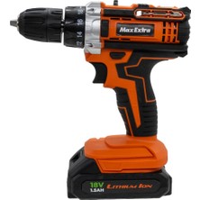 Max Extra MX1815 Çift Akülü Matkap Vidalama 18V 1.5 Ah