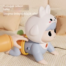 Janjonstar Bebek ve Yürümeye Başlayan Çocuk Oyuncakları Elektrikli Paletli Erken Eğitim Bebek Tavşan Emekleme Eğitici Beyin Aydınlanma Çok Fonksiyonlu Çocuk Oyuncağı (Yurt Dışından)