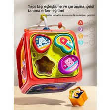 Janjonstar Bebek Çok Fonksiyonlu El Alkış Davul Oyuncak Eğitici Erken Çocukluk Eğitimi Bebek Heptahedron Müzik Alkış Davul (Yurt Dışından)