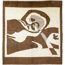 Soho Antiq Baver Soyut Desenli El Dokuma Yün Halı 306X332 cm