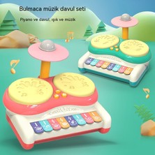 Janjonstar Çocuk Davul Seti Çok Fonksiyonlu Davul Enstrüman Caz Davulcusu Bebek Eğitici Müzik Hediye Oyuncak (Yurt Dışından)