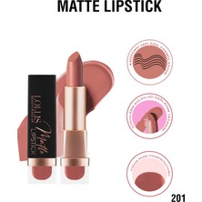 Lollis Matte Lipstick 201 / Mat Ruj 201