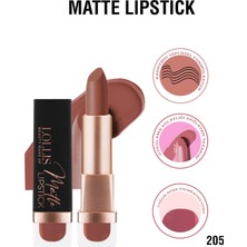 Lollis Matte Lipstick 205 / Mat Ruj 205