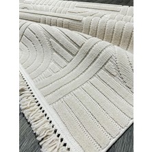 MBA Dizayn 1090 Antrasit Yumuşak Dokulu Halı Kilim Salon Mutfak Koridor Kesme Yolluk Dokuma Halı