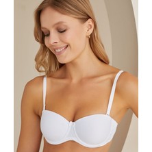 Intive Lingerie Nbb Dolgusuz Desteksiz Straplez Cuplı Basic Sütyen- 3510