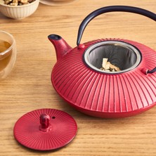 Karaca Japanese Döküm Demlik/Teapot 800 Ml Kırmızı