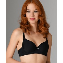 Intive Lingerie Nbb Desteksiz Balenli V Yaka Kesim Cuplı Basic Klasik Kesim Sütyen- 3532