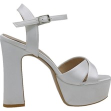 Moulin Shoes 010 2040 Beyaz Saten