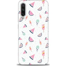 Kılıf Evreni Xiaomi Mi A3 Kılıf Hd Baskılı Kılıf - Dondurma ve Karpuz + 9h Nano Ekran Koruyucu