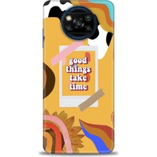 Kılıf Evreni Xiaomi Poco X3 Nfc Kılıf Hd Baskılı Kılıf - Take Time + 9h Nano Ekran Koruyucu