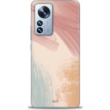 Kılıf Evreni Xiaomi Mi 12 Pro Kılıf Hd Baskılı Kılıf - Soft Renkler + 9h Nano Ekran Koruyucu