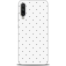 Kılıf Evreni Xiaomi Mi A3 Kılıf Hd Baskılı Kılıf - Minik Siyah Kalp + 9h Nano Ekran Koruyucu