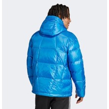 Adidas Lightweight Down Puffer Erkek Mavi Mont IR7130