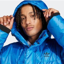 Adidas Lightweight Down Puffer Erkek Mavi Mont IR7130