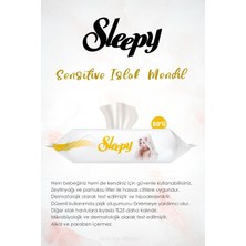 Sleepy 11 Al 10 Öde Sleepy Sensitive Islak Bebek Mendil 50'li ve Rosıe Pamuk