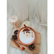 Saki Aromaterapi Rahatlatıcı Vanilya Kokulu Doğal Soya Wax Mum