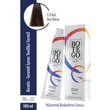 Botego Milano Profesyonel Krem Boya 5.3 Açık Dore Kahve 100 ml