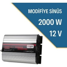 Carspa® 2000WATT 12VOLT Modifiye Sinus Inverter EA3621527