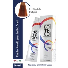 Botego Milano Profesyonel Krem Boya 8.44 Yoğun Bakır Açık Kumral 100 ml