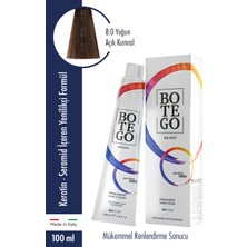 Botego Milano Profesyonel Krem Boya 8.0 Yoğun Açık Kumral 100 ml