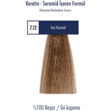 Botego Milano Profesyonel Krem Boya 7.12 Inci Kumral 100 ml