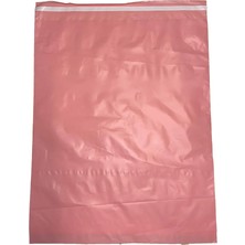 TamTedarikci  24x31+4 cm Pembe Renk Cepsiz Kargo Poşeti (100 Adet)