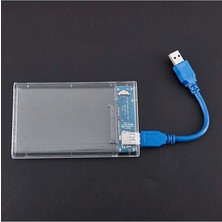 Yenilzd Şeffaf 2.5 Sata SSD USB 3.0 Harici Slim Harddisk Kutusu