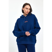 Odda Küçük Baskılı Kapüşonlu Sweatshirt