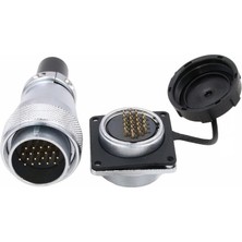 Motorobit TPWS24 19 Pin 24MM Su Geçirmez Konnektör Takımı