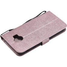 Kart Yuvası Klasik Düz Renk ile Samsung Galaxy J4 2018 Için Flip Case (Yurt Dışından)