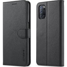 Oppo A54 4g Için Tutucu Kart Yuvaları ile Cüzdan Buzağı Doku Flip Case (Yurt Dışından)